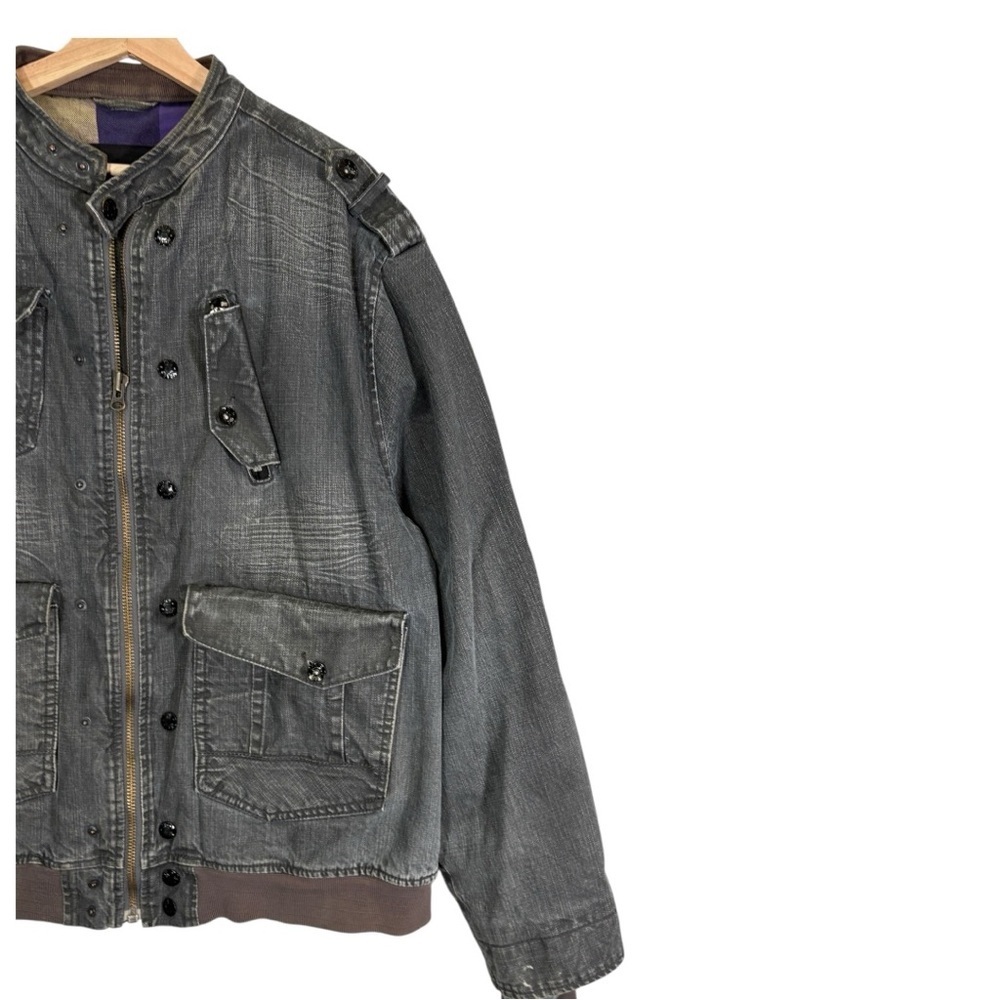 Vintage Syn Jeans Y2k Jacket Size 2XL - Picture 5 of 12